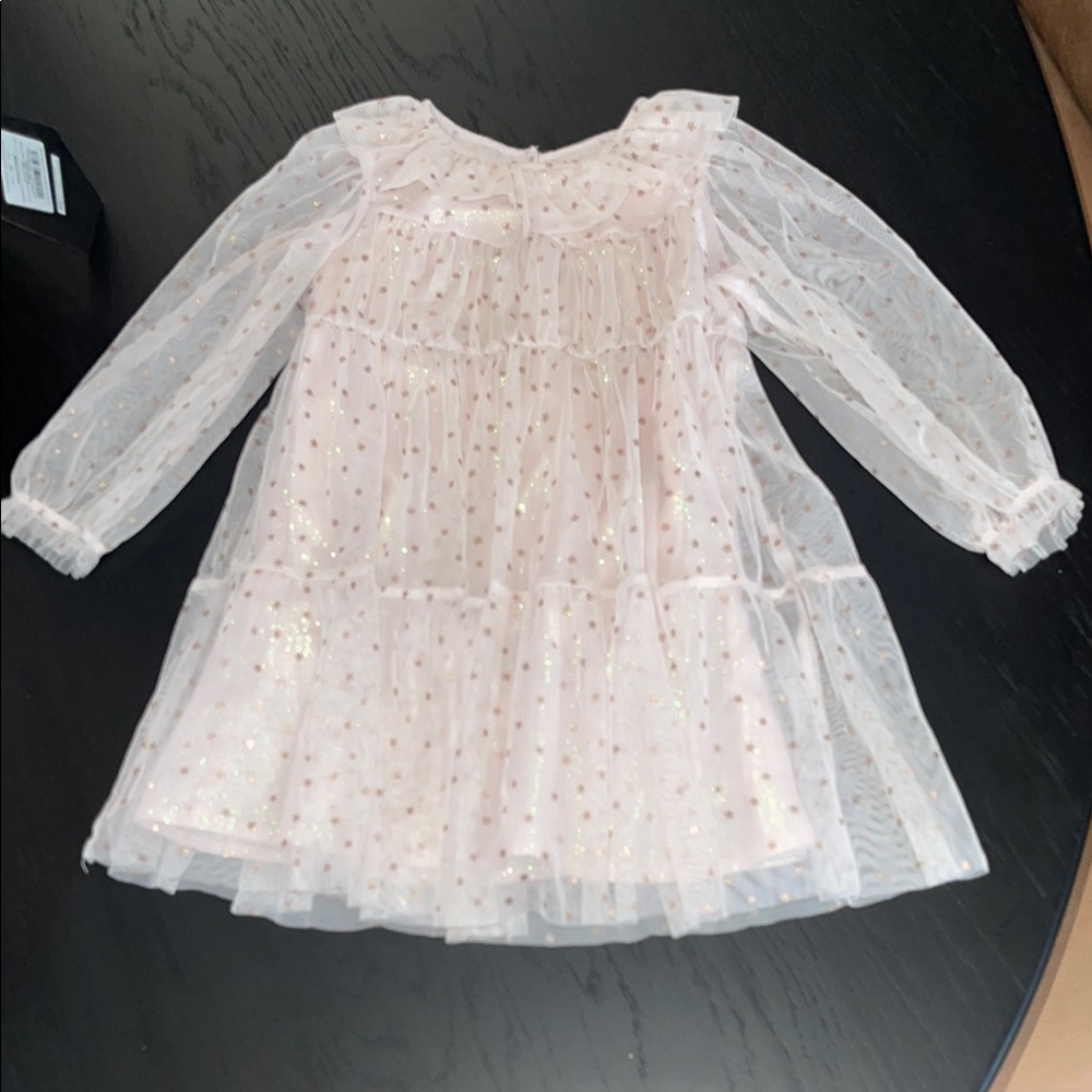 Pink Glittery Tulle Dress